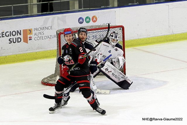 Photo hockey match Nice - Angers  le 27/11/2022