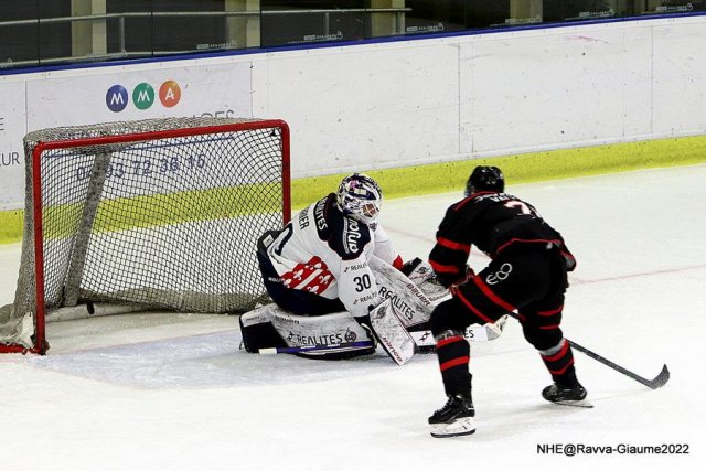 Photo hockey match Nice - Angers  le 27/11/2022