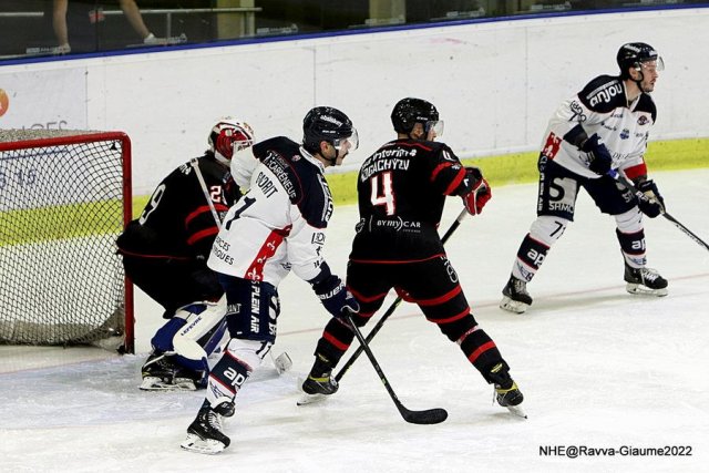 Photo hockey match Nice - Angers  le 27/11/2022