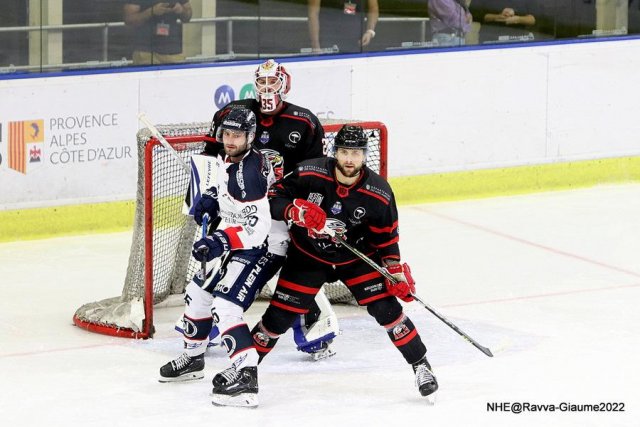 Photo hockey match Nice - Angers  le 27/11/2022