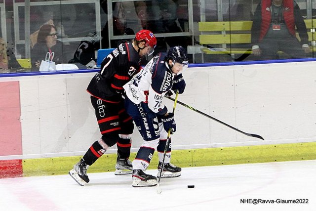 Photo hockey match Nice - Angers  le 27/11/2022