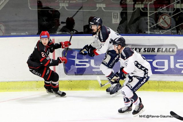 Photo hockey match Nice - Angers  le 27/11/2022