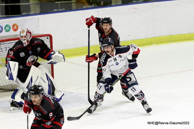 Photo hockey match Nice - Angers  le 27/11/2022