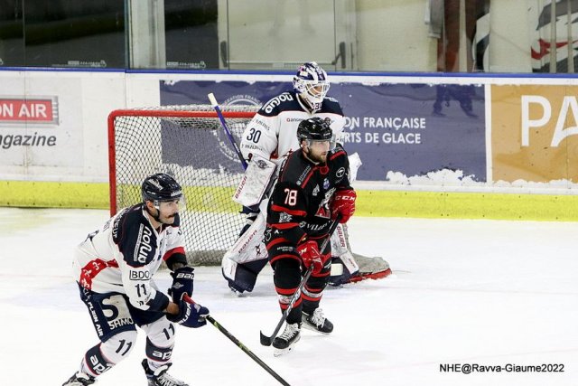 Photo hockey match Nice - Angers  le 27/11/2022