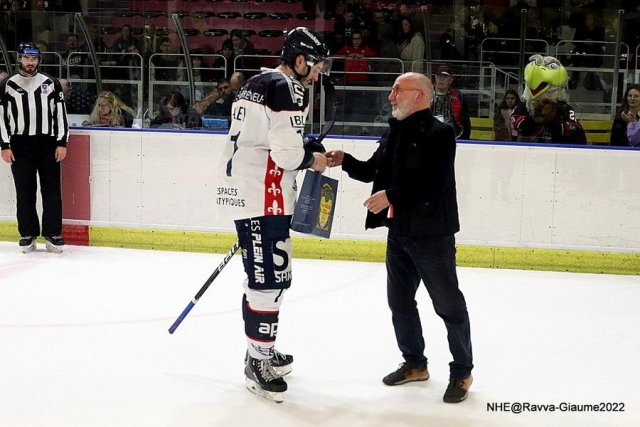 Photo hockey match Nice - Angers  le 27/11/2022