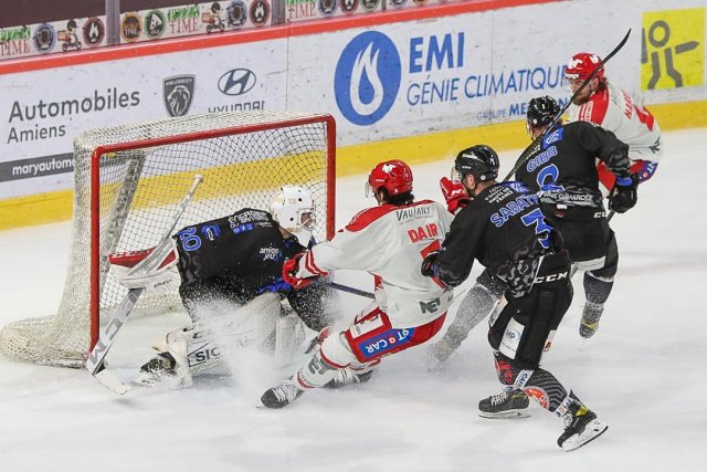 Photo hockey match Amiens  - Grenoble  le 27/11/2022