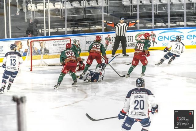 Photo hockey match Cergy-Pontoise - Angers  le 29/11/2022