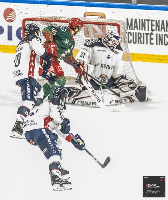 Photo hockey match Cergy-Pontoise - Angers  le 29/11/2022