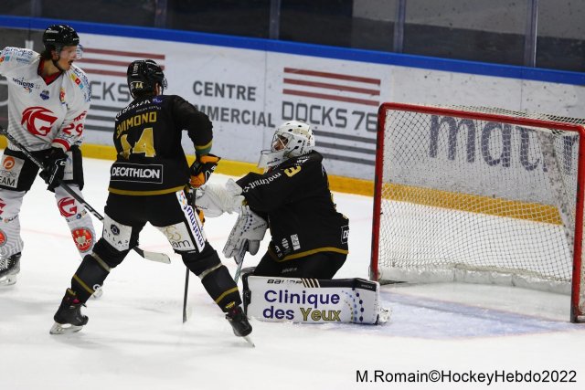 Photo hockey match Rouen - Amiens  le 02/12/2022