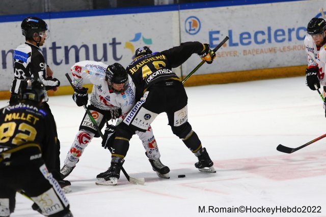 Photo hockey match Rouen - Amiens  le 02/12/2022