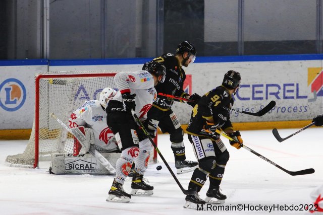 Photo hockey match Rouen - Amiens  le 02/12/2022