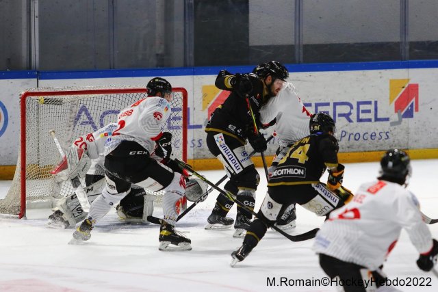 Photo hockey match Rouen - Amiens  le 02/12/2022