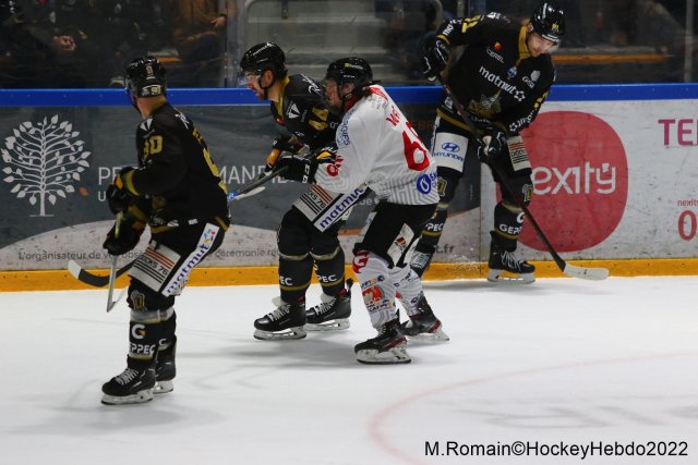 Photo hockey match Rouen - Amiens  le 02/12/2022