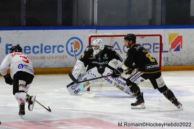 Photo hockey match Rouen - Amiens  le 02/12/2022