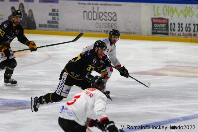 Photo hockey match Rouen - Amiens  le 02/12/2022