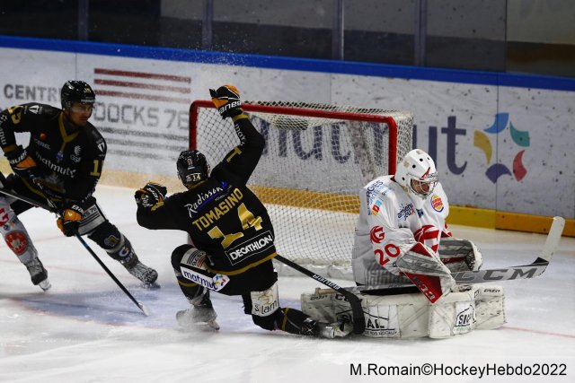 Photo hockey match Rouen - Amiens  le 02/12/2022