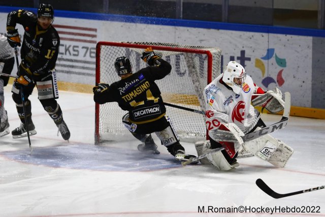 Photo hockey match Rouen - Amiens  le 02/12/2022
