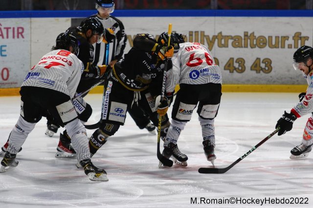 Photo hockey match Rouen - Amiens  le 02/12/2022