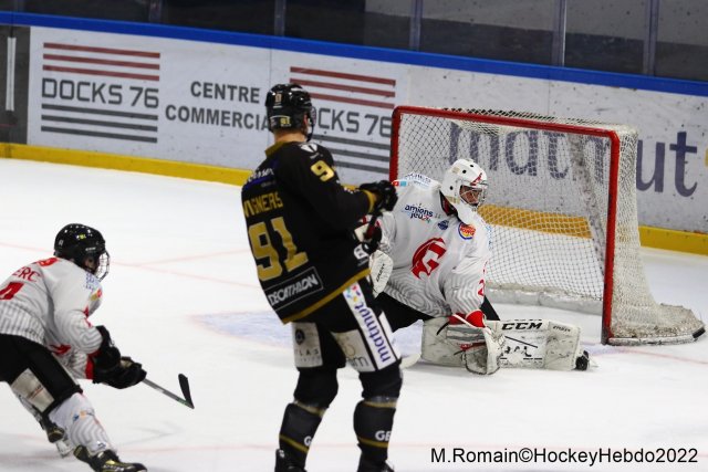 Photo hockey match Rouen - Amiens  le 02/12/2022