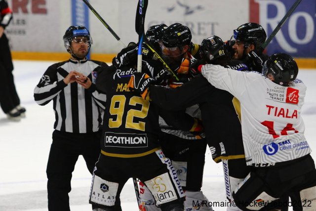 Photo hockey match Rouen - Amiens  le 02/12/2022