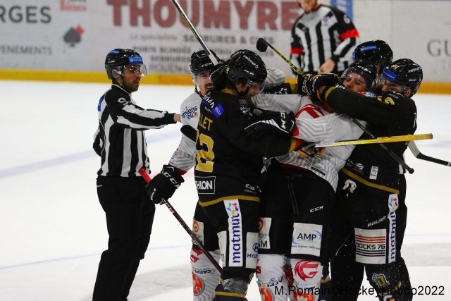 Photo hockey match Rouen - Amiens  le 02/12/2022