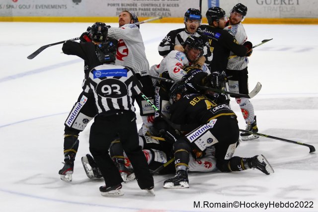 Photo hockey match Rouen - Amiens  le 02/12/2022