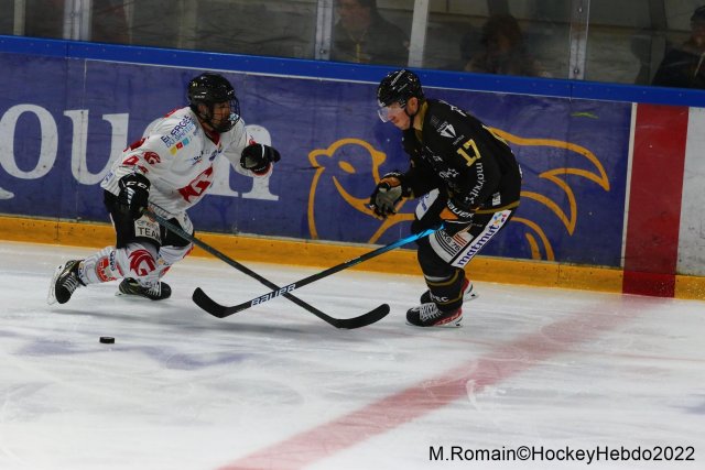 Photo hockey match Rouen - Amiens  le 02/12/2022