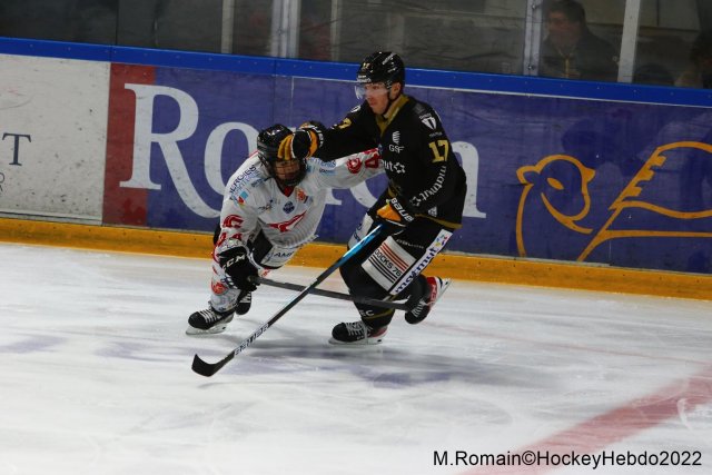 Photo hockey match Rouen - Amiens  le 02/12/2022