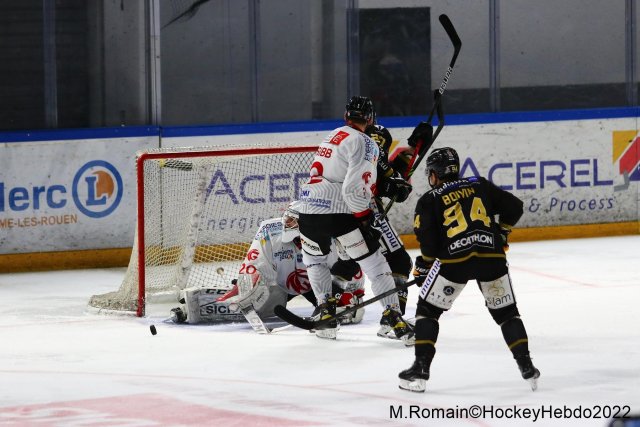 Photo hockey match Rouen - Amiens  le 02/12/2022