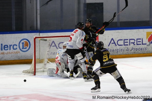 Photo hockey match Rouen - Amiens  le 02/12/2022