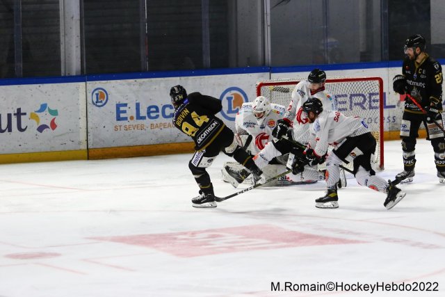 Photo hockey match Rouen - Amiens  le 02/12/2022
