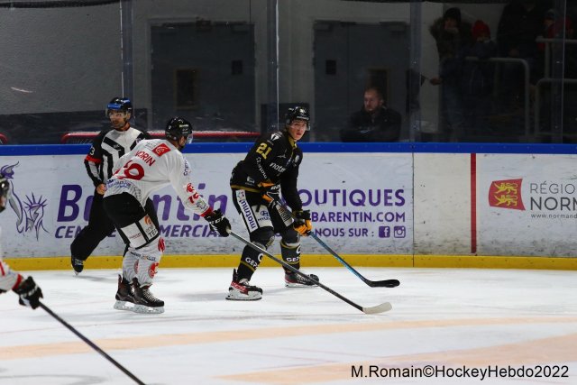 Photo hockey match Rouen - Amiens  le 02/12/2022