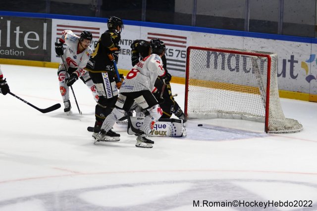 Photo hockey match Rouen - Amiens  le 02/12/2022
