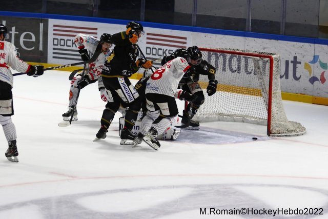 Photo hockey match Rouen - Amiens  le 02/12/2022