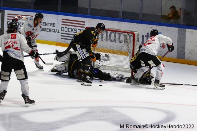 Photo hockey match Rouen - Amiens  le 02/12/2022