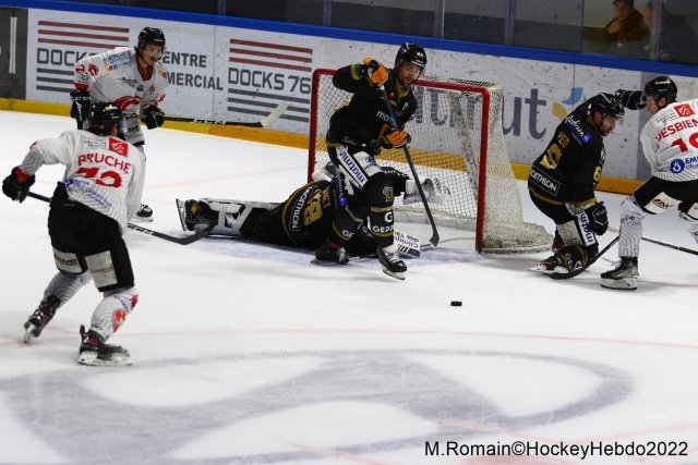 Photo hockey match Rouen - Amiens  le 02/12/2022