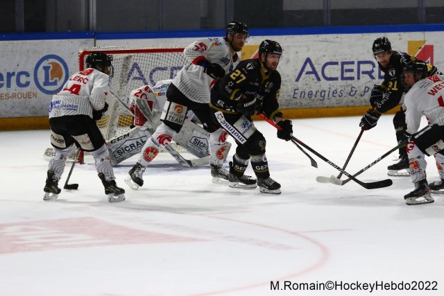 Photo hockey match Rouen - Amiens  le 02/12/2022