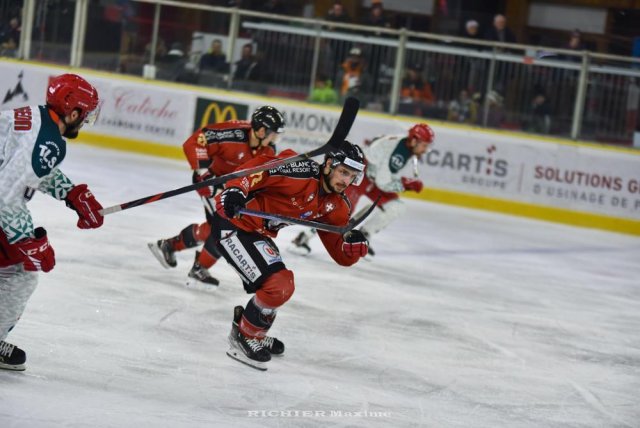 Photo hockey match Chamonix  - Cergy-Pontoise le 04/12/2022