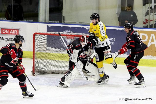 Photo hockey match Nice - Rouen le 04/12/2022