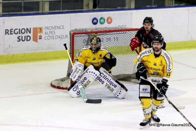 Photo hockey match Nice - Rouen le 04/12/2022