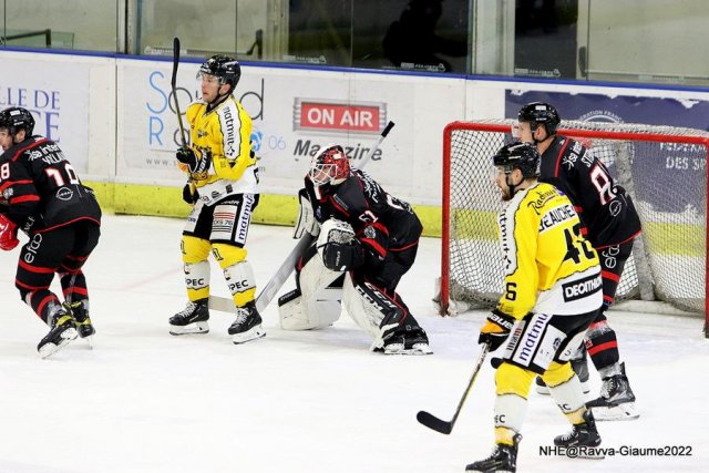 Photo hockey match Nice - Rouen le 04/12/2022