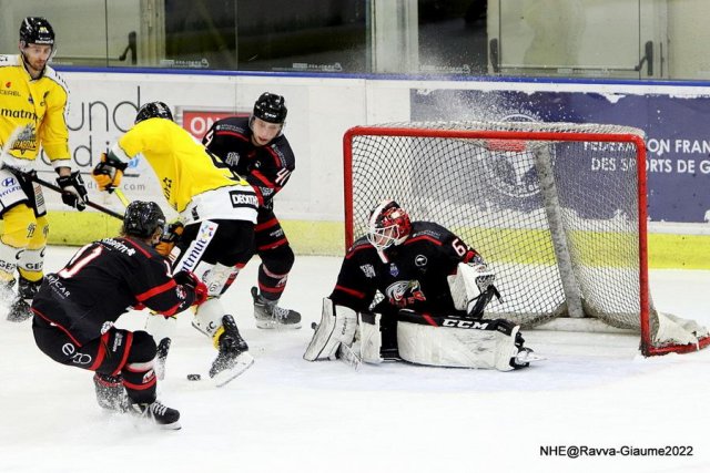 Photo hockey match Nice - Rouen le 04/12/2022