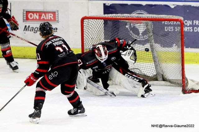 Photo hockey match Nice - Rouen le 04/12/2022