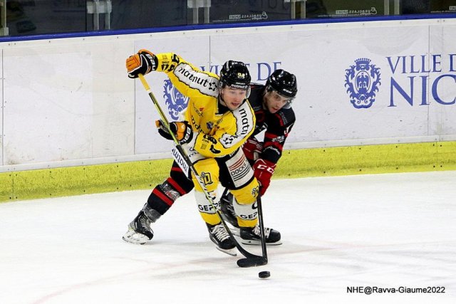 Photo hockey match Nice - Rouen le 04/12/2022