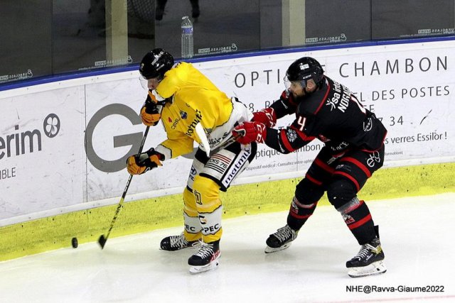 Photo hockey match Nice - Rouen le 04/12/2022
