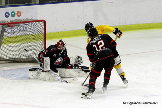 Photo hockey match Nice - Rouen le 04/12/2022