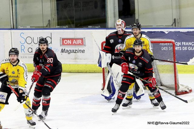 Photo hockey match Nice - Rouen le 04/12/2022