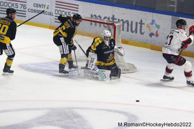 Photo hockey match Rouen - Nice le 06/12/2022