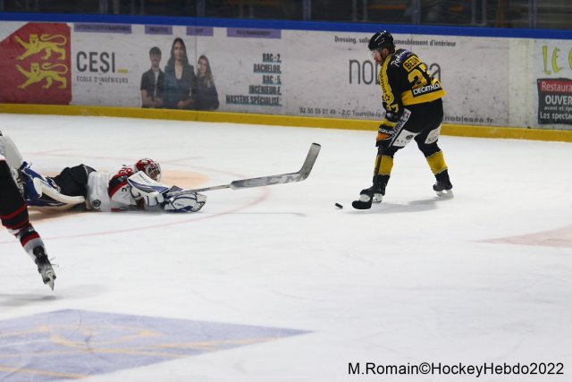 Photo hockey match Rouen - Nice le 06/12/2022
