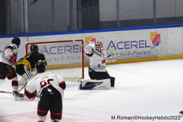 Photo hockey match Rouen - Nice le 06/12/2022